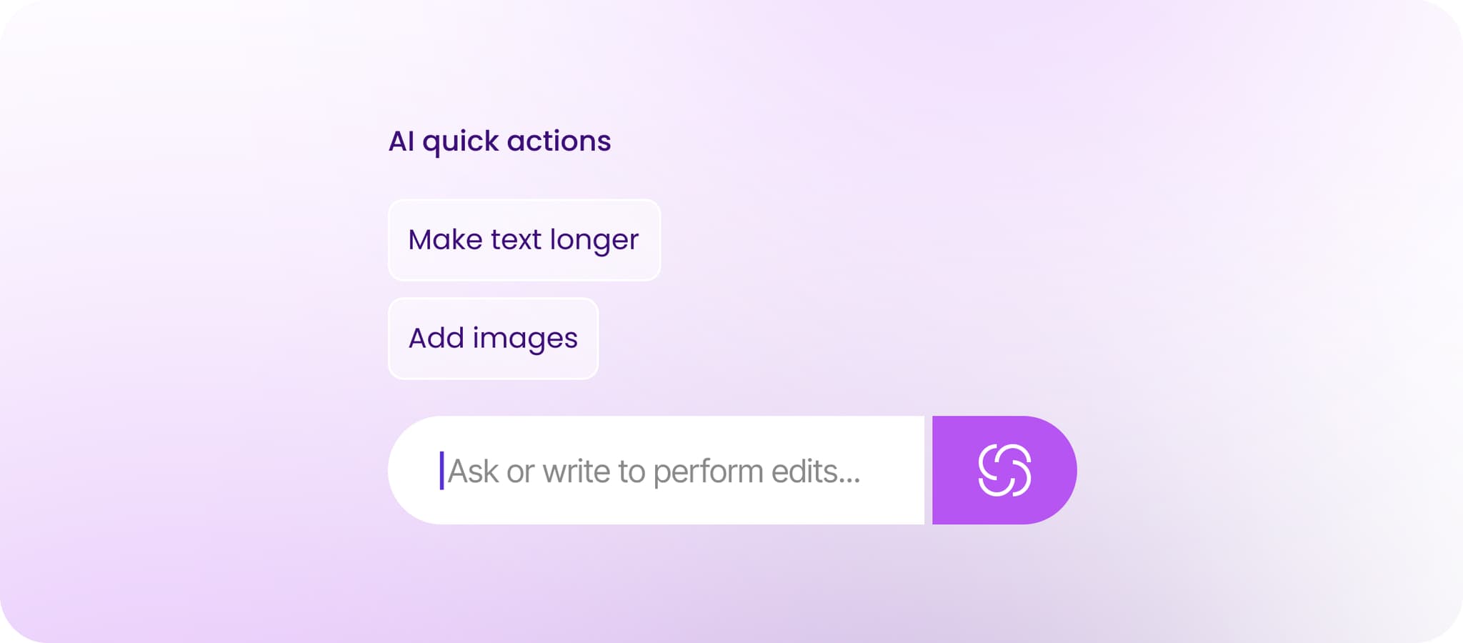 Asking AI to draft a campaign in Spoks