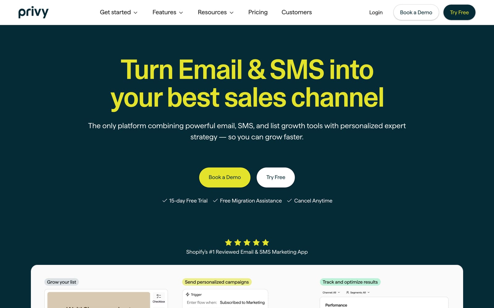 Privy homepage — pop-ups and email marketing for Shopify